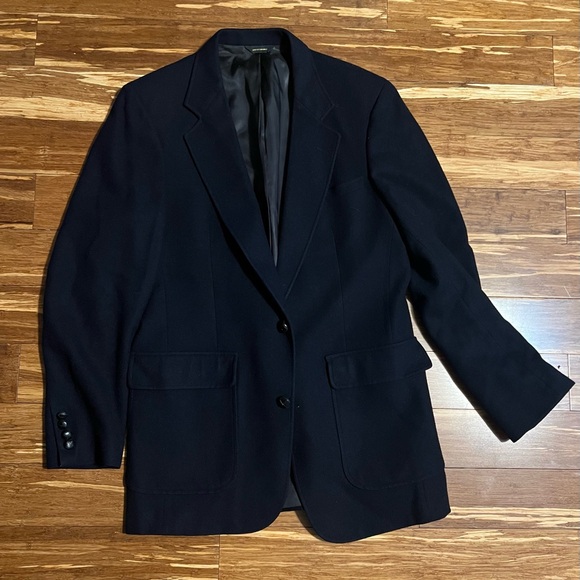100% cashmere Classic Black Men's Blazer
